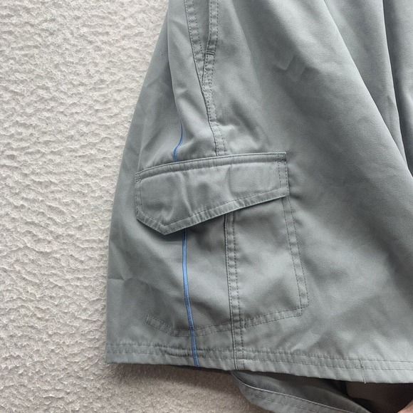Nike Swim Trunks Mens XL Gray Blue Sports Athletic Cargo Pocket Bathing Suit 6" - Picture 2 of 13